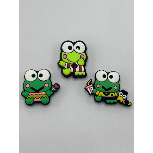 Frog Baby Kerop Silicone Focal Beads Random Mix