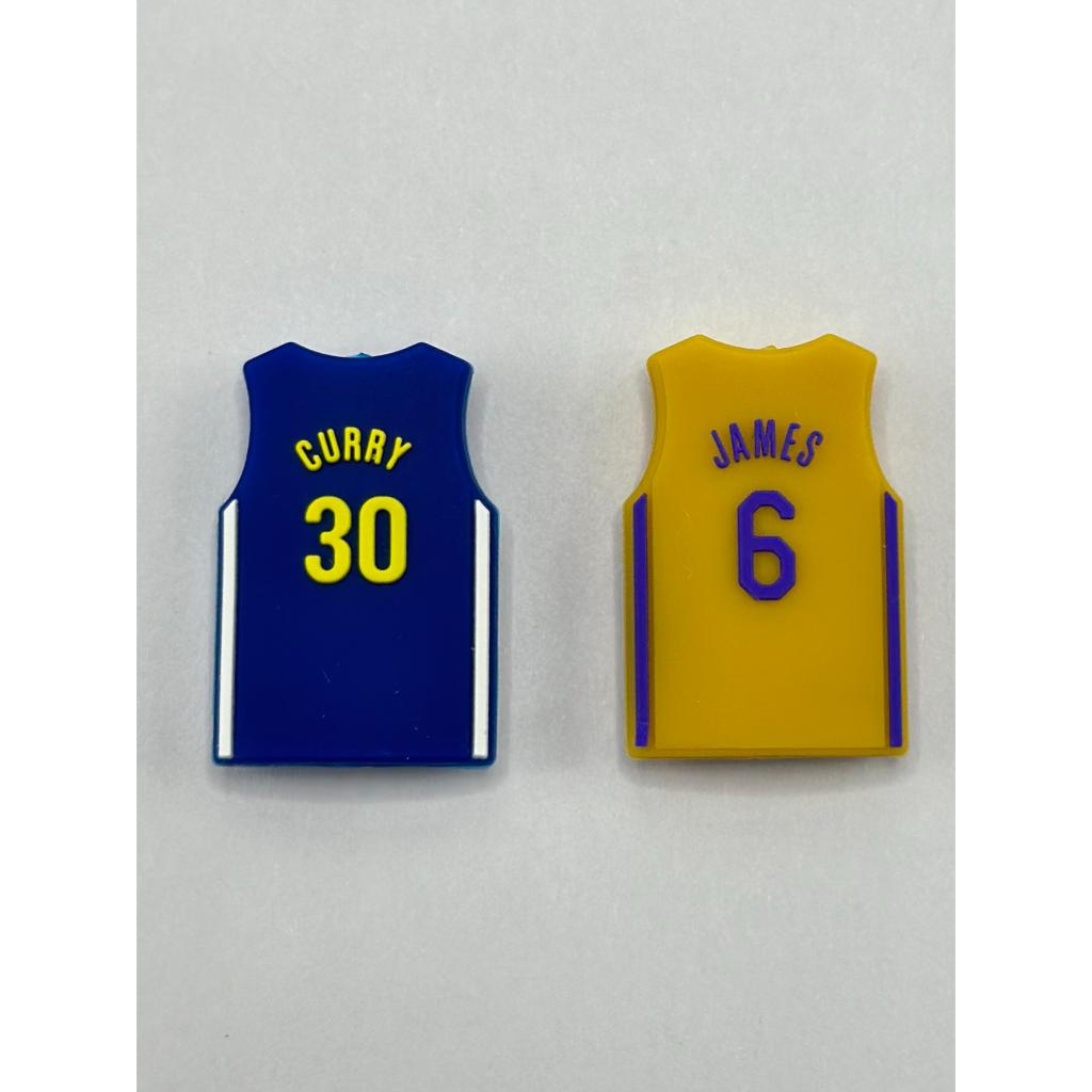 Number Printed Jersey Kobe Silicone Focal Beads