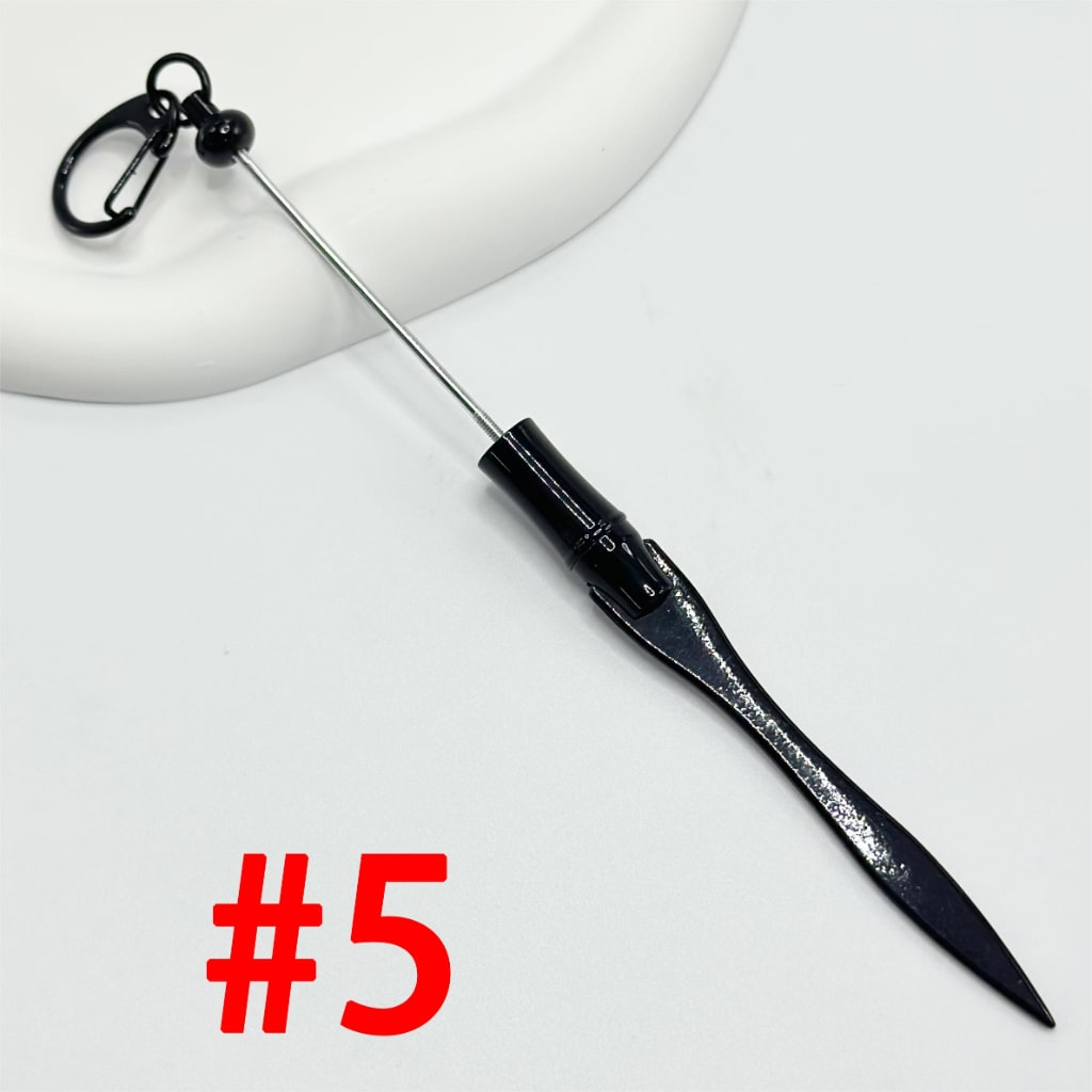 Letter Envelope Opener, Beadable Letter Opener in Solid Colors, Material: Metal, Length 18cm