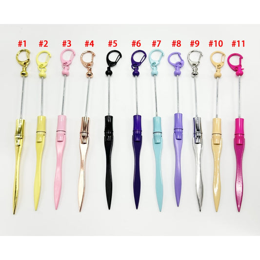 Letter Envelope Opener, Beadable Letter Opener in Solid Colors, Material: Metal, Length 18cm