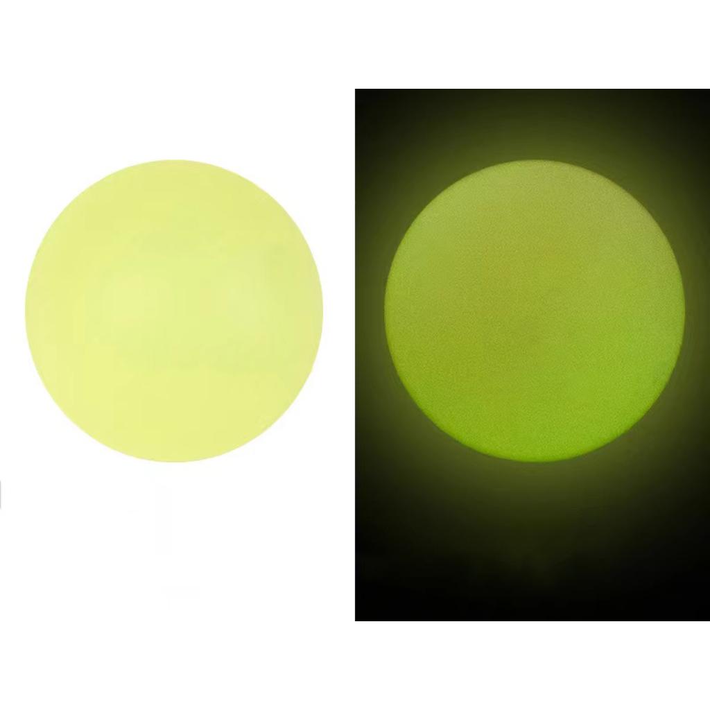 Glow in the Dark Beads, Night Glowing Beads, Luminous Silicone Beads, Size 15mm