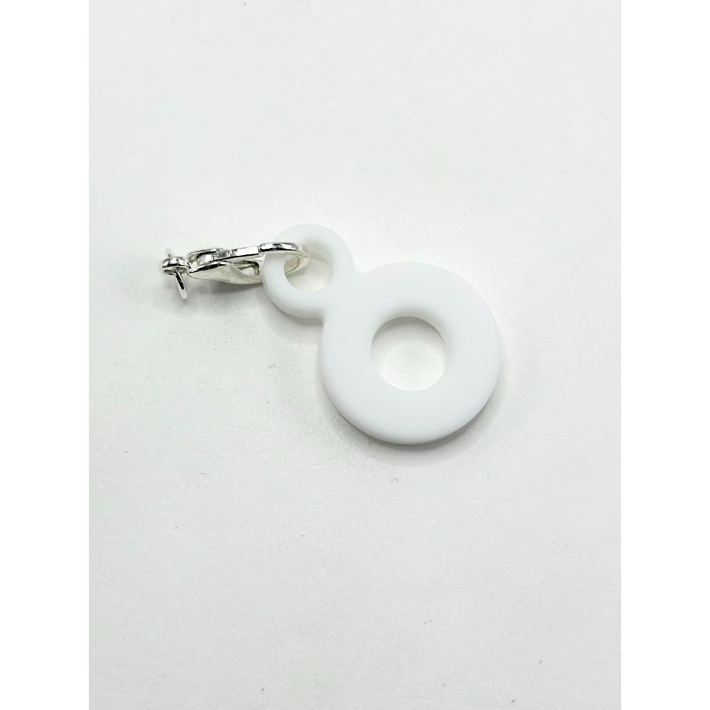 DIY Beadable Silicone Straw Buckle Hasp Agraffe Hook, 1.2Inch, Does Not Include the Charm