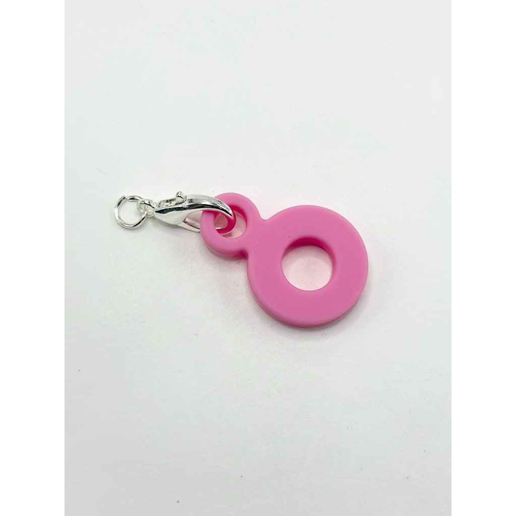 DIY Beadable Silicone Straw Buckle Hasp Agraffe Hook, 1.2Inch, Does Not Include the Charm