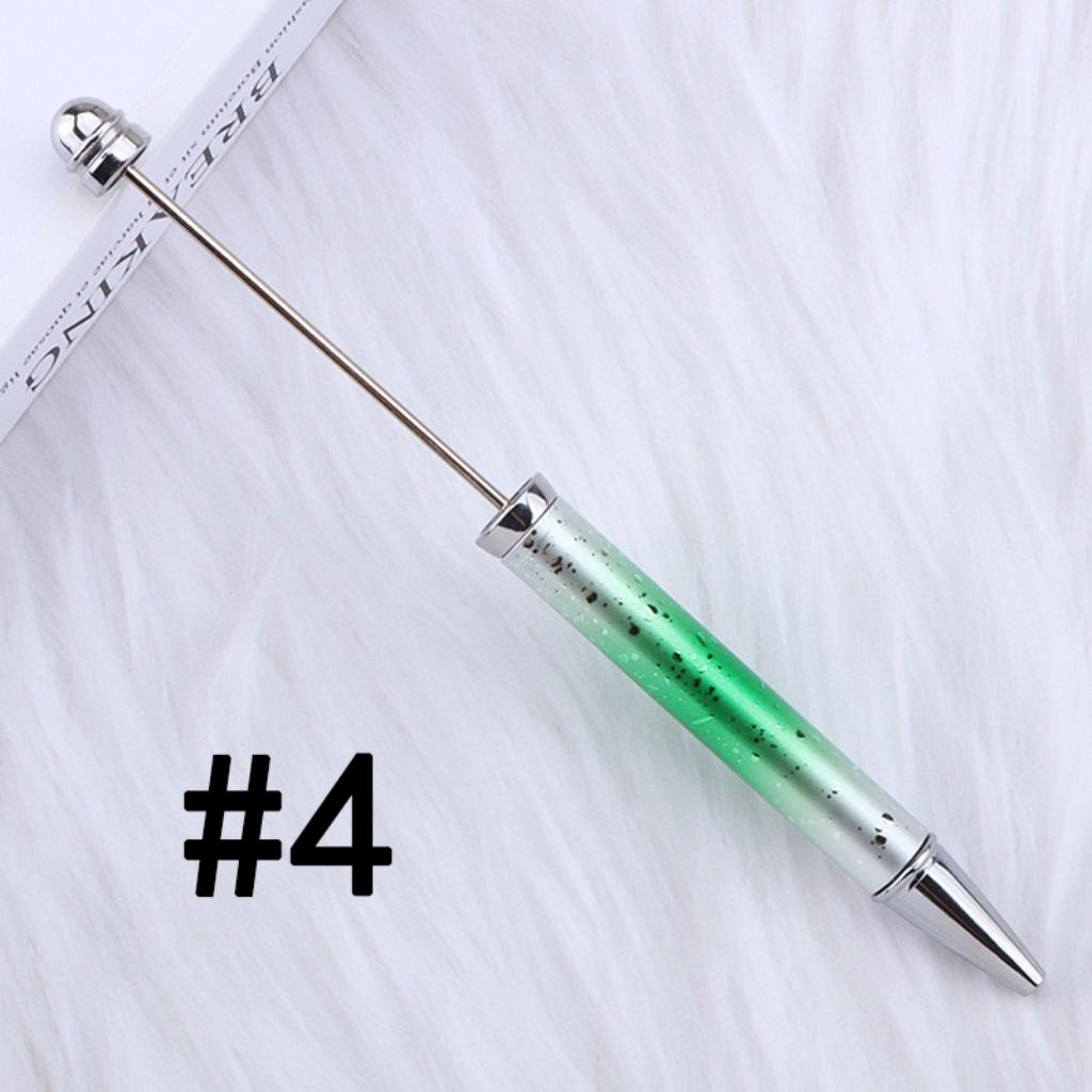 New Style DIY Plastic Beadable Pens in Ombre Colors