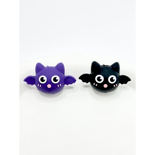 3D Little Cute Bat Silicone Focal Beads