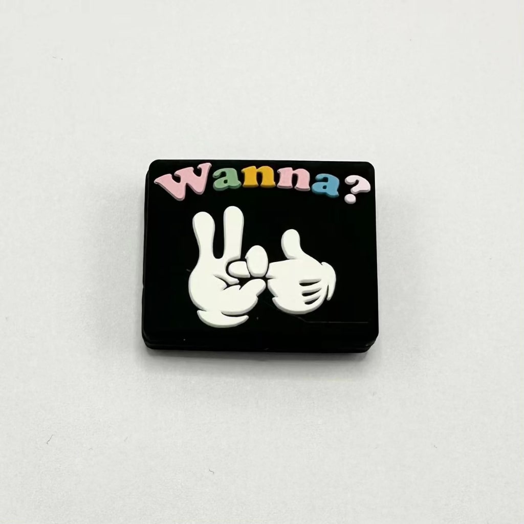 Wanna Two Hands Silicone Focal Beads