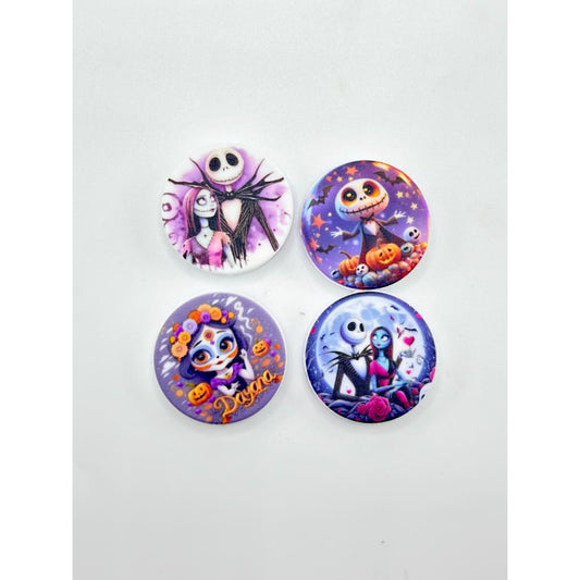 Salli and Jak Collections Of Halloween Silicone Focal Beads Random Mix