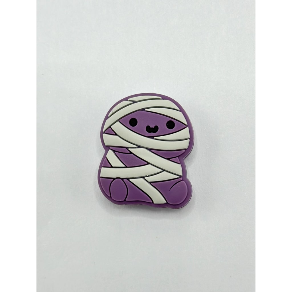 Little Cute Mummy Silicone Focal Beads