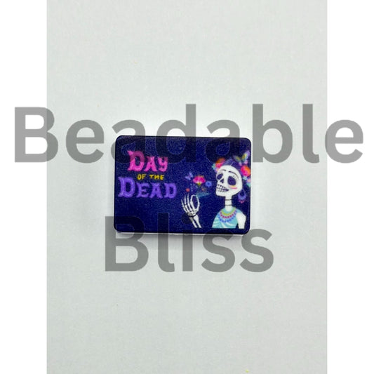 Horror Day of the Dead Skeleton Lady Silicone Focal Beads