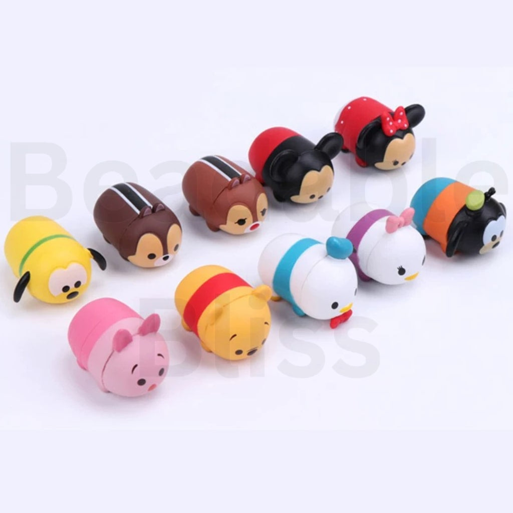 Little Cute Zoom Tsum Tsum Popular Cartoon Beads Pen Toppers, Random Mix, Please Read the Description