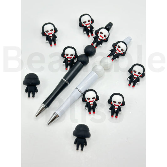 3D Jigsa Horror Figure Silicone Focal Beads