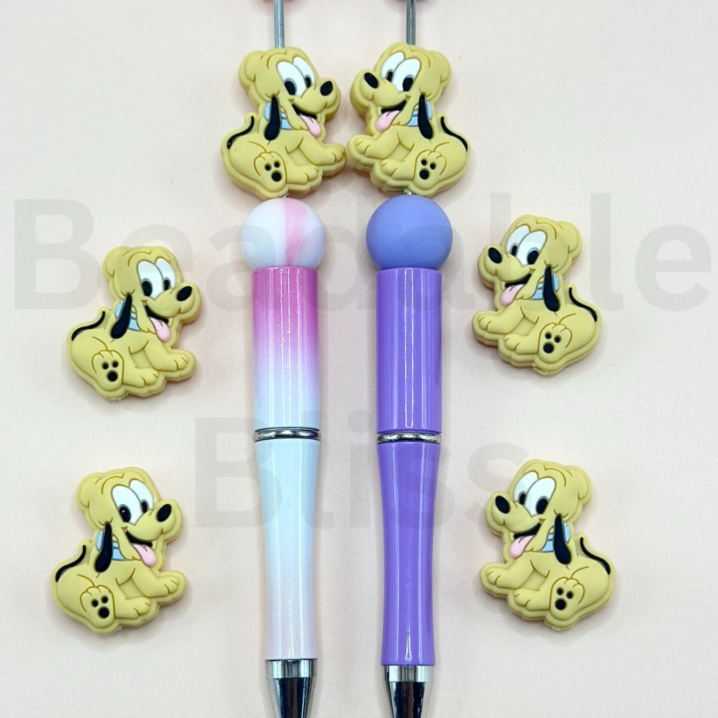 Little Cute Puppy Dog Plut Disne Silicone Focal Beads