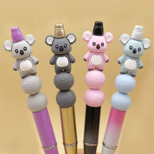 3D Cute Koala Silicone Focal Beads