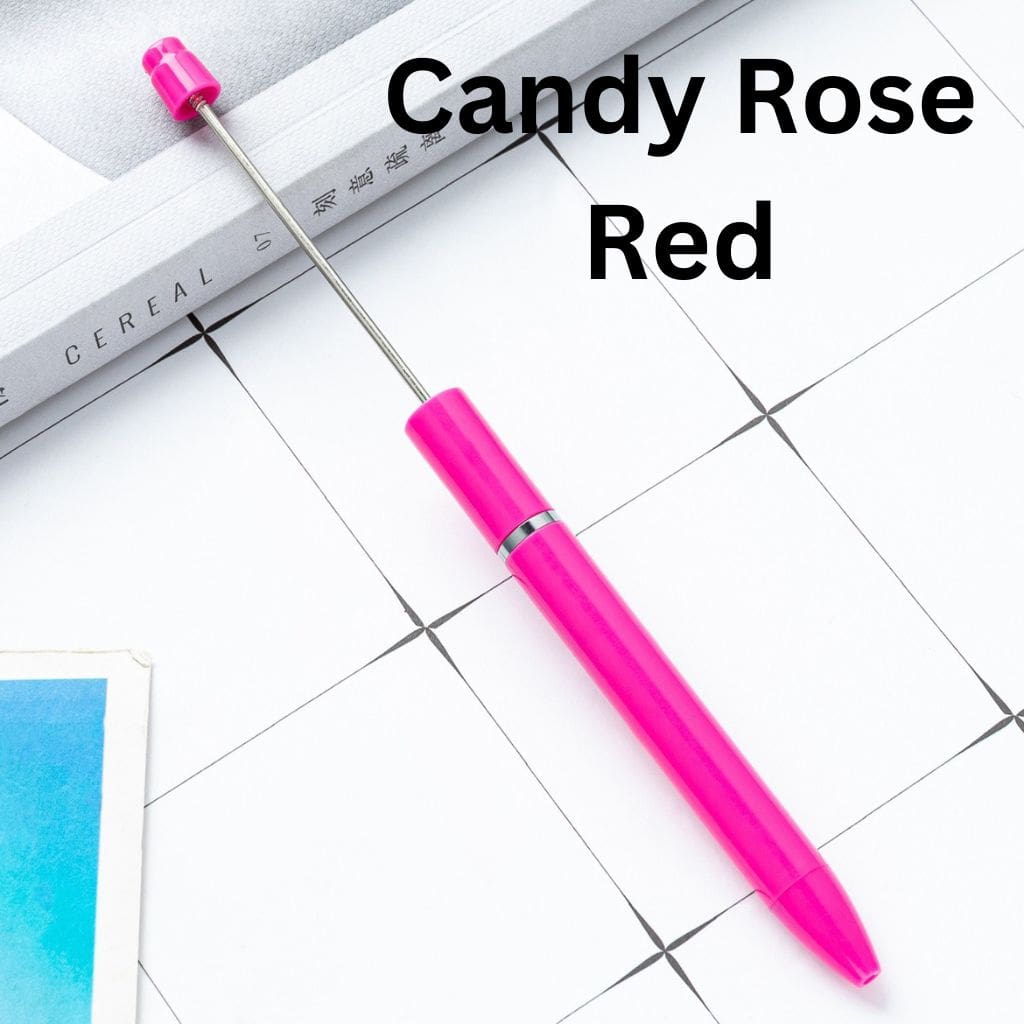 New Style Fashion DIY Beadable Pen in Solid Color, 167MM, Please Read the Description, (Refill Can be Replaced)