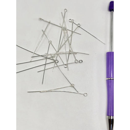 Head Pin, Eye Pin, Needle for DIY Crafts, 50mm, YF