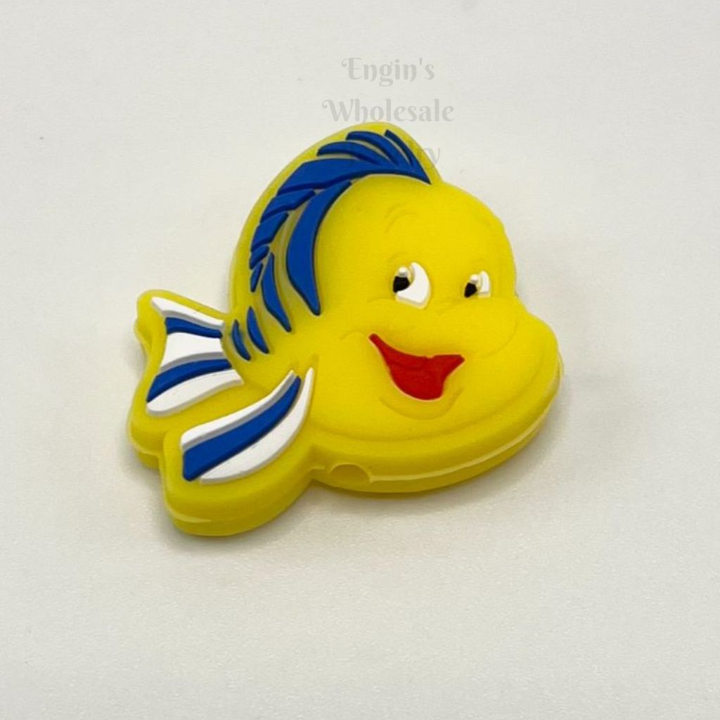 Little Fish Ariel Nemo Flounder Silicone Focal Beads