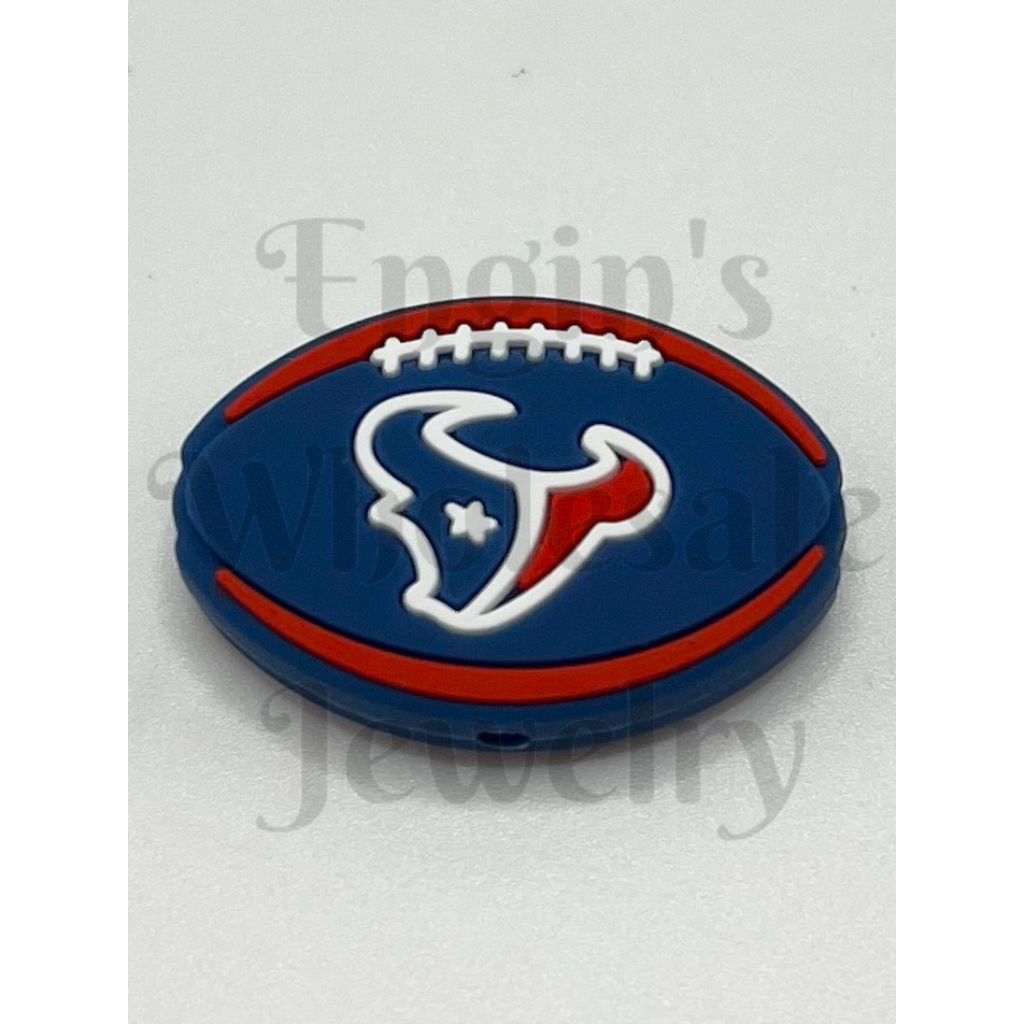 Texans Silicone Focal Beads