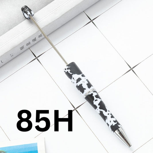 White and Black Cow Printed Beadable Pens Number 85H