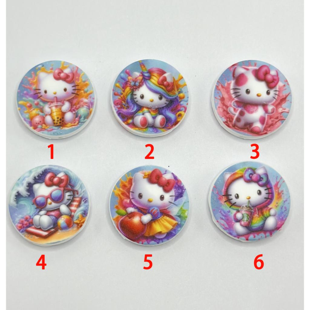 Beautiful Book Reading Traveling Cute Cartoon Cat Silicone Focal Beads