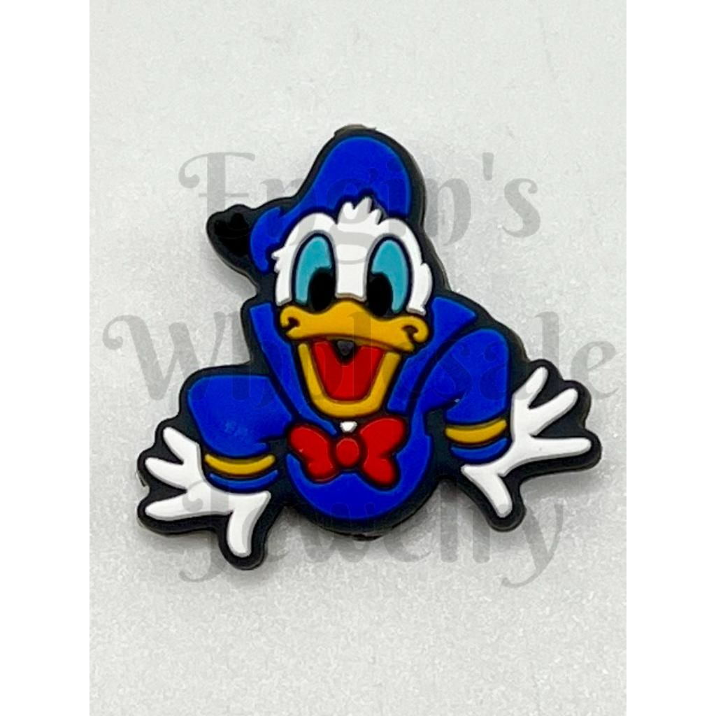 Cartoon Duck Silicone Focal Beads