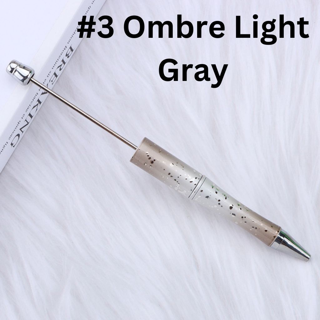 New Style DIY Star Sky Beadable Pens in Ombre Colors, 147MM