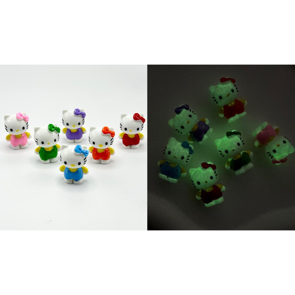 Luminous Little Cute Kitten Cat Pen Topper Acrylic Beads, Random Mix, Around 30MM