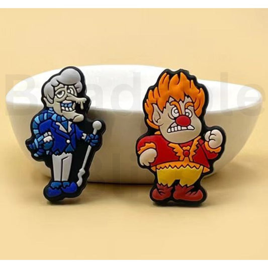 Cute Snow & Heat Mise Brothers A Miser Brothers' Christma Silicone Focal Beads