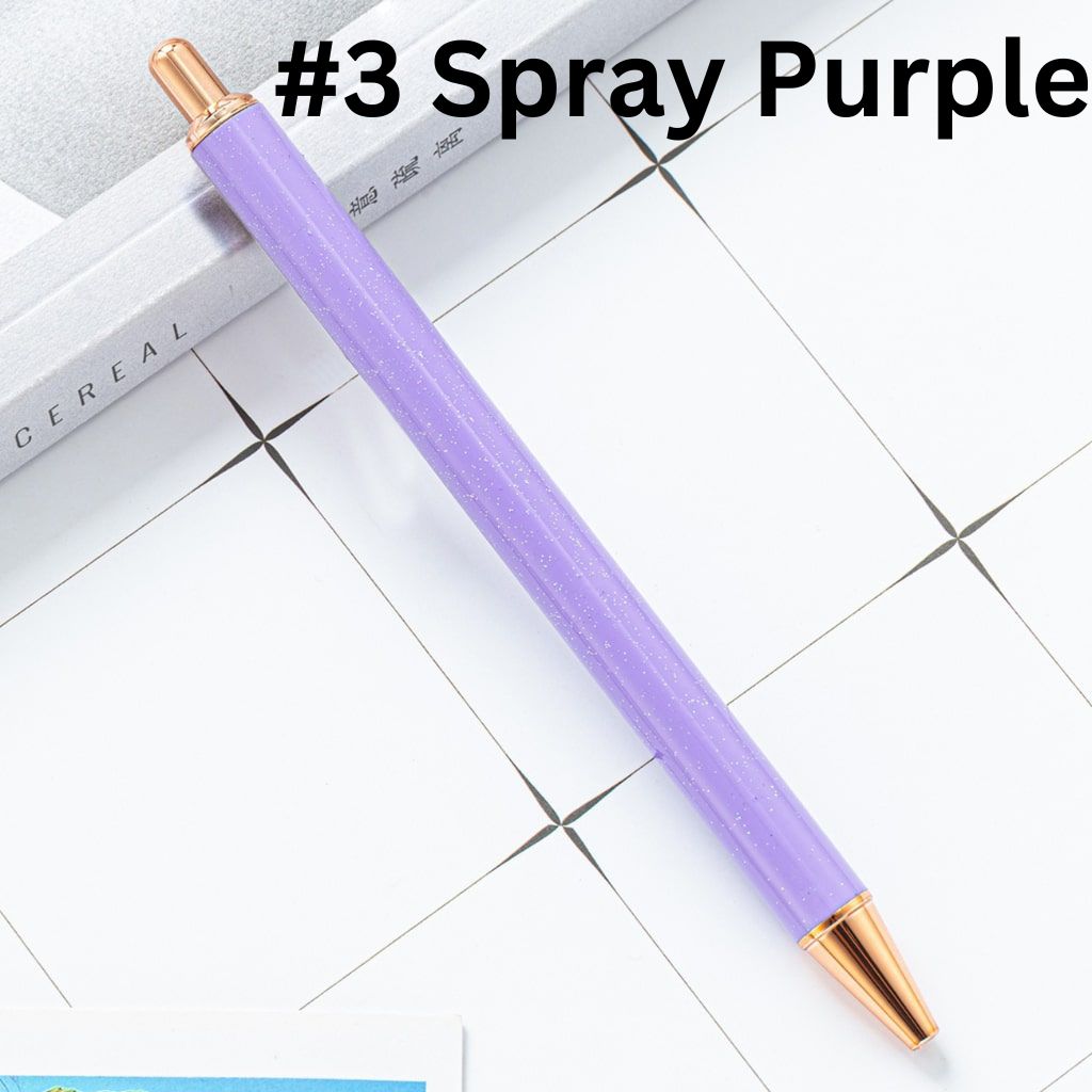 Beadable Pens for Pen Wraps, New Style DIY Pens for Sublimation Wraps, Metal Ballpoint Pens, Random Mix