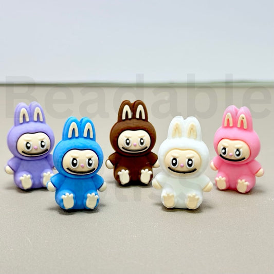 3D Cute Labub Monster Pop Mar Silicone Focal Beads