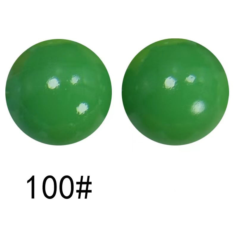 Extra Glossy Opal Silicone Beads, Solid Color, 15mm