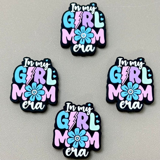 In My Girl Mom Era Flower Silicone Focal Beads