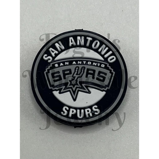 San Antoni Spur Basketball Game Match Sports Team Silicone Focal Beads