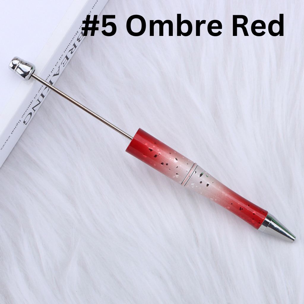 New Style DIY Star Sky Beadable Pens in Ombre Colors, 147MM