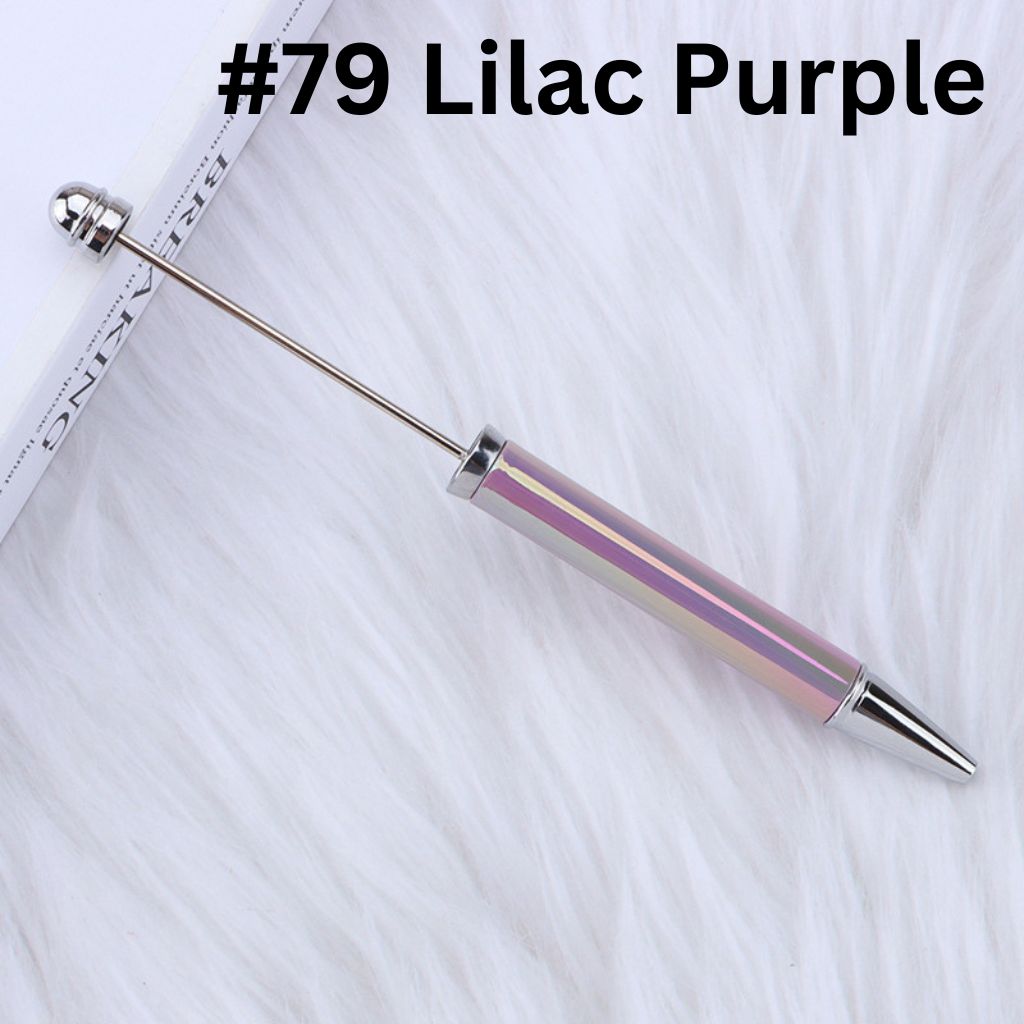 New Style Ombre Multi-Color DIY Plastic UV Coating Beadable Pen, 149MM , Please Read Description