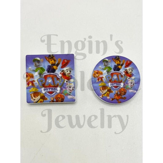 Paw Patrol Silicone Focal Beads