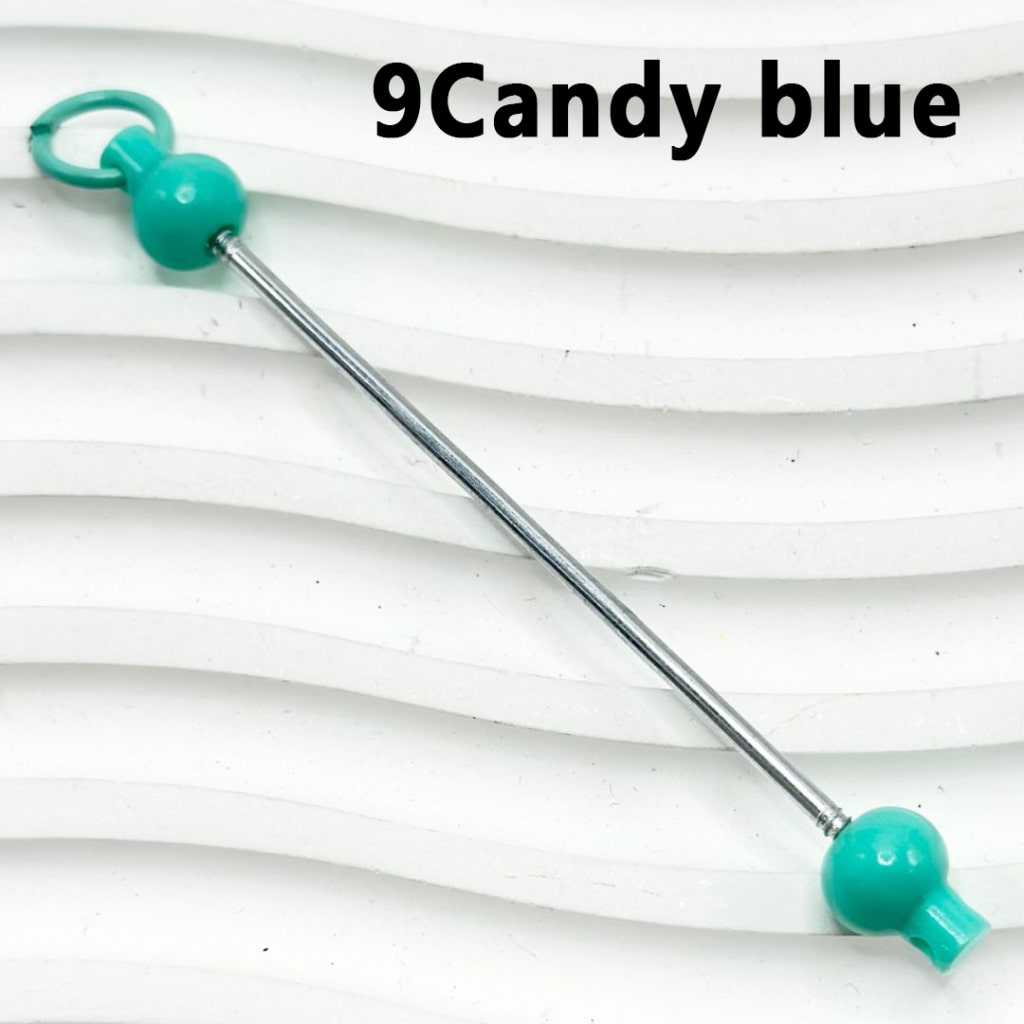 Beadable Bars for DIY Keychains and Accessories, Solid Colors, 90mm, Please Read the Description