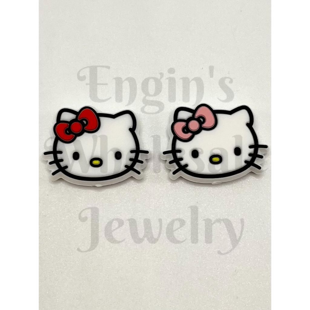 HK Cat Silicone Focal Beads