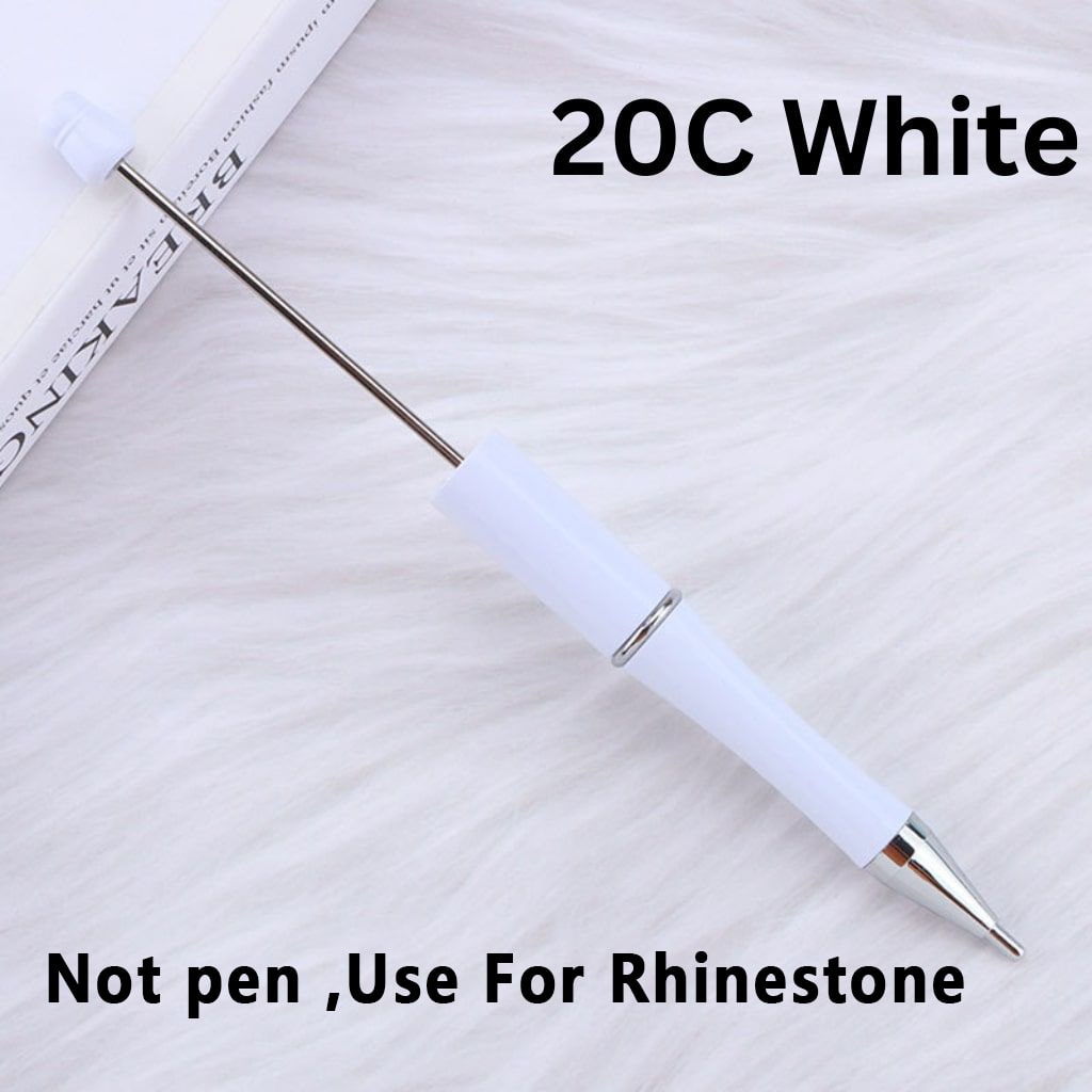 DIY Beadable Tool Function Pen for Rhinestone Adding & Removing in Solid Colors, 150MM