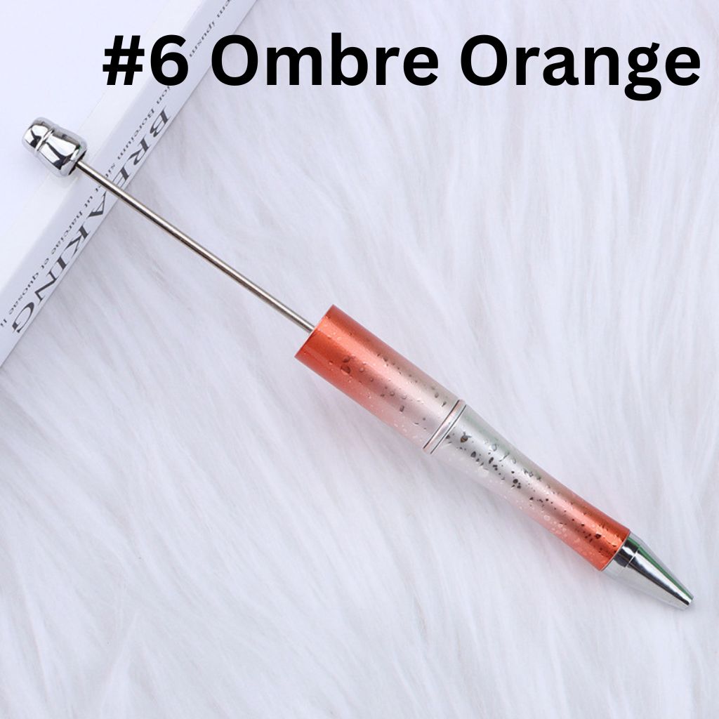 New Style DIY Star Sky Beadable Pens in Ombre Colors, 147MM