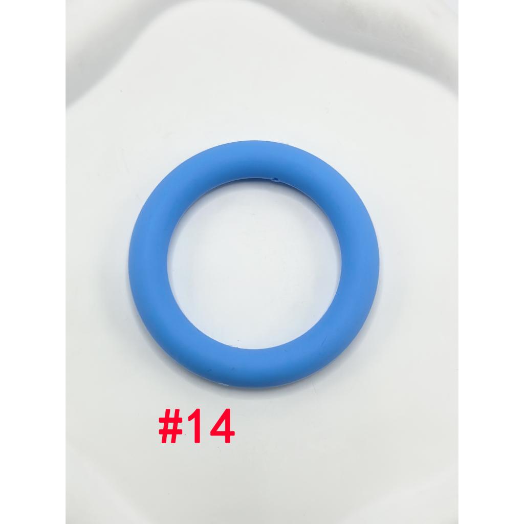 Soft Silicone Ring Frame Bead Circle Round Car Hanger Charm Loop 65mm