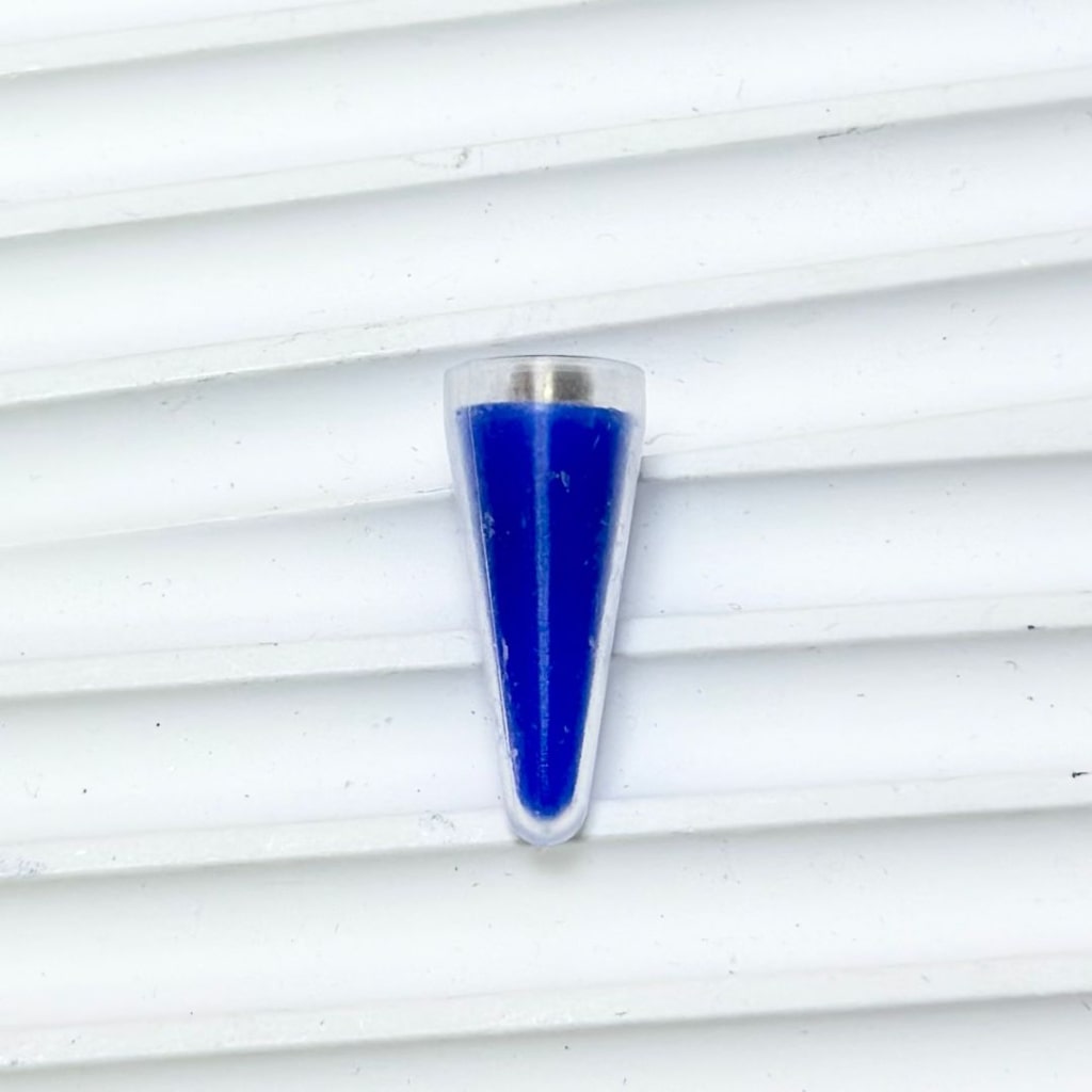 Solid Color Wax Bullet Head  Accessories for Adding Rhinestones, 23*8MM