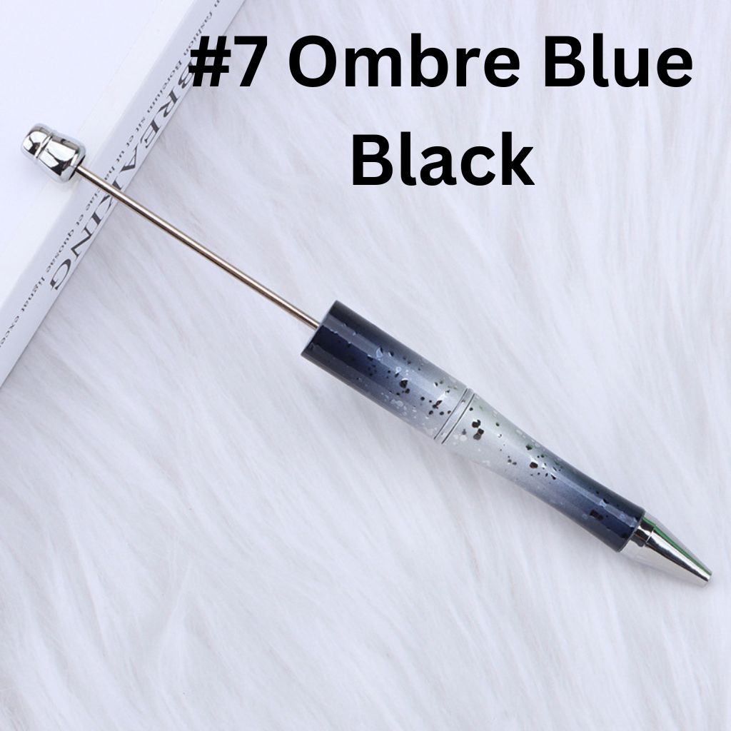 New Style DIY Star Sky Beadable Pens in Ombre Colors, 147MM