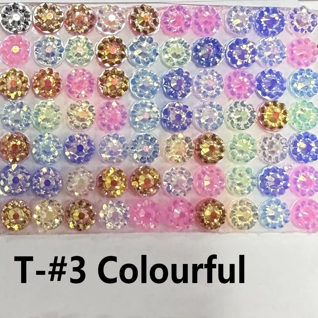 DIY Bling Bling Wraps for Pen, Around 40*28MM, 78pcs in 1 Sheet, Please Read the Description