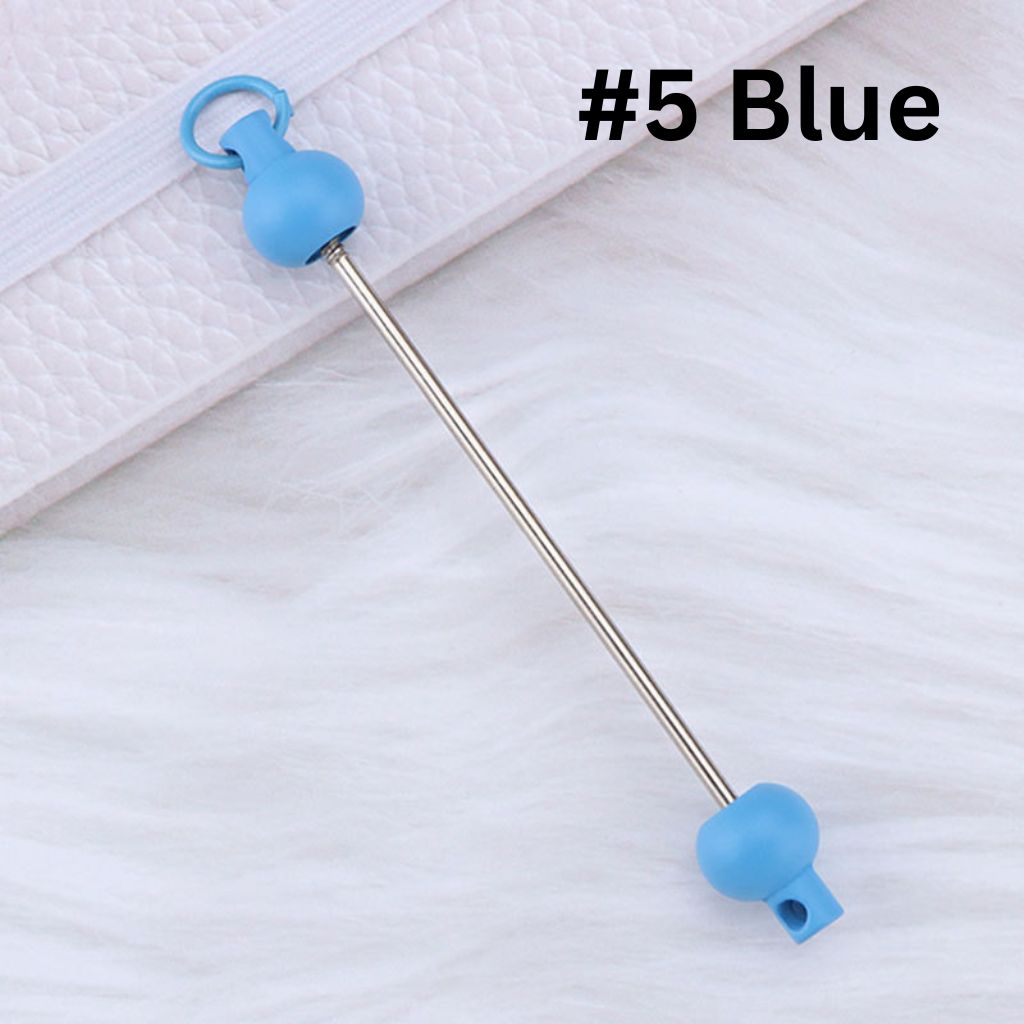 DIY Beadable Bar for Keychains in Solid Colors, Length 95MM, Please Read the Description