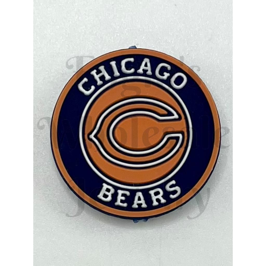 Chicago Bears Football Game Sport Match Team Silicone Focal Beads