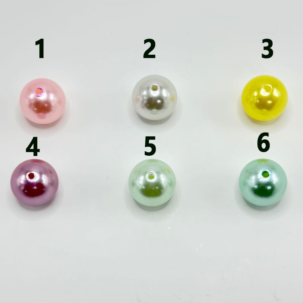 Shiny Glossy Multi-Color Round Acrylic Beads, 20MM, Please Read the Description