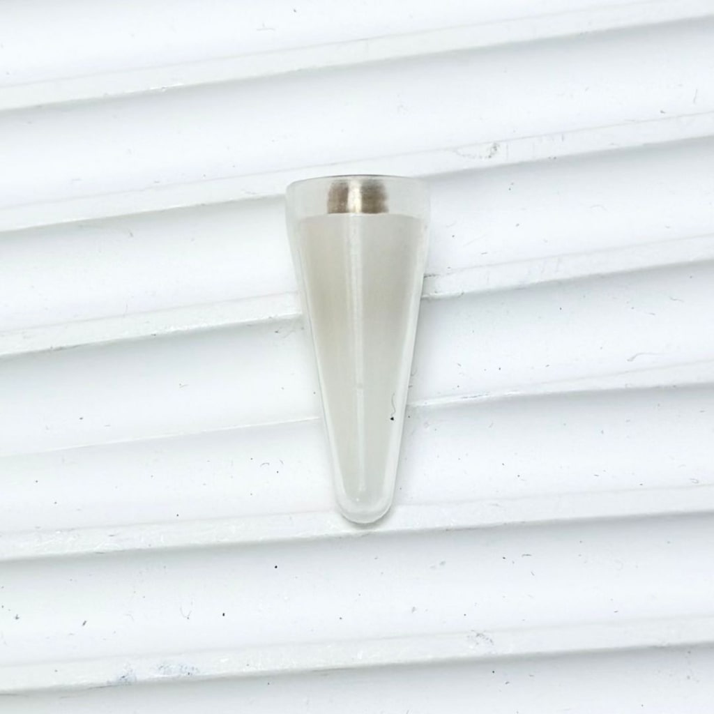 Solid Color Wax Bullet Head  Accessories for Adding Rhinestones, 23*8MM