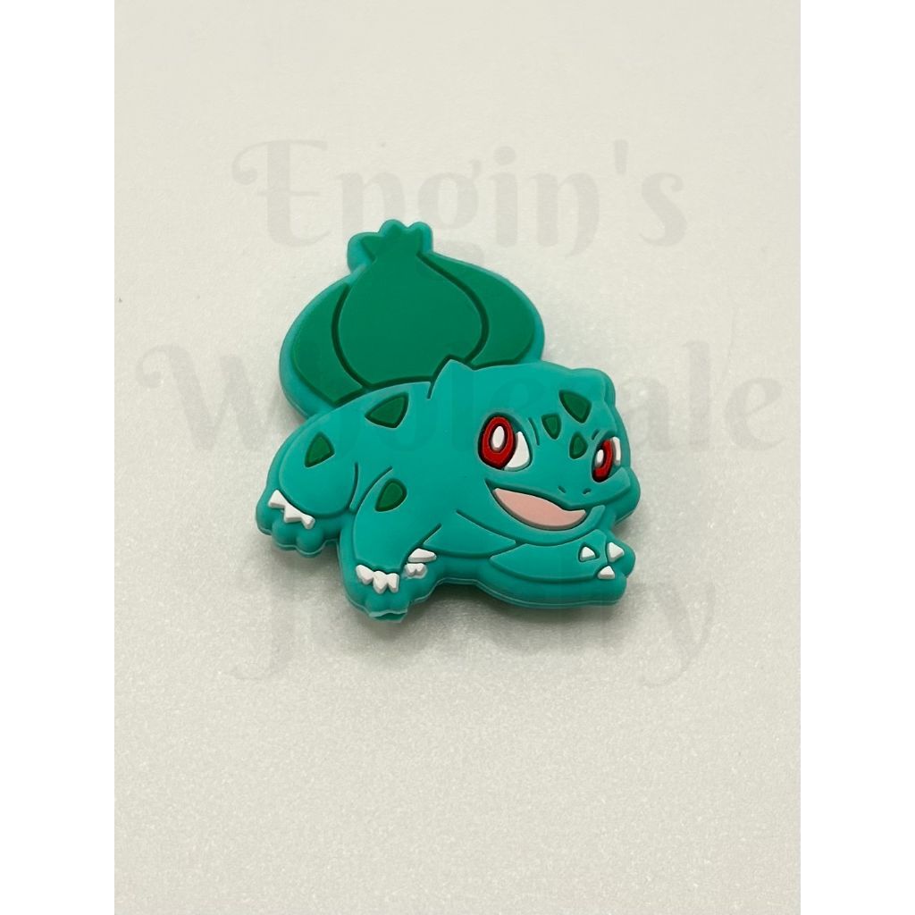 Cartoon Pocket Monsters Bulba Silicone Focal Beads