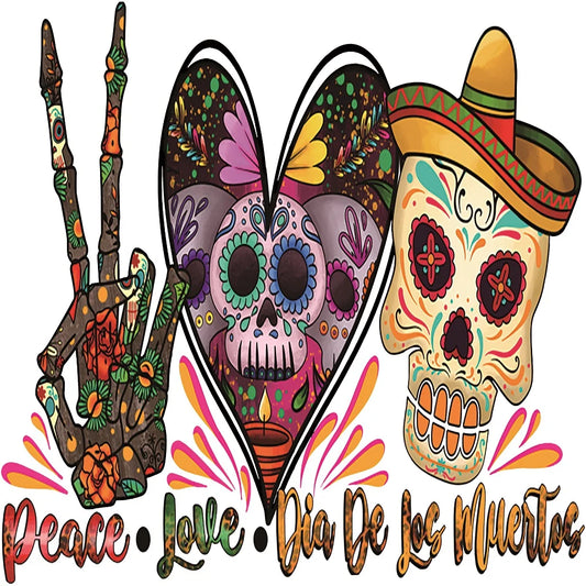 peace-love-dia-de-log-muertos