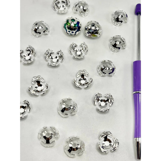 Bead Cage Bead Cap for 16mm Beads, Butterfly Figure, PLEASE READ DESCRIPTION